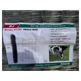 Hot-dip Galvanized Field Fence 4FT(H)x100FT(L) K1230 (10 ROLLS)