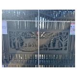 7FT by 20FT Metal Farm Driveway Gate Galvanized + Powder Coating (One Set) K0720