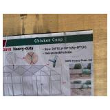 Chicken Coop Galvanized & Portable 20FT(L)x10FT(W)x8FT(H) K2010