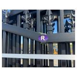 7FT by 20FT Metal Farm Driveway Gate Galvanized + Powder Coating (One Set) K0720