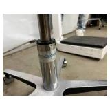 MediChoice Dental Clinic Stool Chair and Detecto Mechanical Weighing Scale - Stool Has Cracks On Seat! Scale Works Fine!