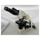 WOW MSRP $2400 LW Scientific I4 Infinity Medical Grade Laboratory Power Lighted Binocular Microscope with 4 Objectives - Great Working Condition!