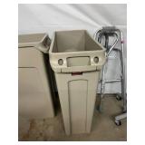 Rubbermaid Trash Bins, Elderly Assist Walkers, and I.V. Pole - Great Condition!