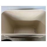 MSRP $350 Lot of 7 Mar-Bal Plastic Fire-Resistant 27 Quart Trash Cans - Great Condition!