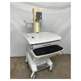 WOW MSRP $4000 Ergotron SV32-91211 StyleView PHD LCD Cart with 1 Drawer Industrial Grade Mobile Laptop Or Stand Up/Sit Computer Workstation Height Adjustable Platform Medical COW Cart Desk - Battery U