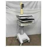 WOW MSRP $4000 Ergotron SV32-91211 StyleView PHD LCD Cart with 1 Drawer Industrial Grade Mobile Laptop Or Stand Up/Sit Computer Workstation Height Adjustable Platform Medical COW Cart Desk - Battery U