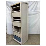 Herman Miller Milcare Multi-Drawer Storage Cabinet – Features Smooth Roll-Up Accordion Door – Durable, Clean Design Ideal for Medical, Lab, or Office Use – Trusted Quality & Functionality- G