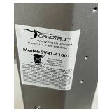 Ergotron SV41-41001 StyleView EMR Computer Desk Laptop Cart - Truly Ergonomic, Innovative Design, Easy-To Maneuver - Good Condition! Some Parts Yellowed Due To Fluorescent Lights!