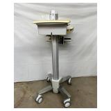 Ergotron SV41-41001 StyleView EMR Computer Desk Laptop Cart - Truly Ergonomic, Innovative Design, Easy-To Maneuver - Good Condition! Some Parts Yellowed Due To Fluorescent Lights!