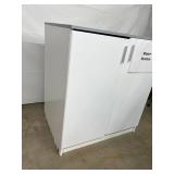 Double Door 2-Shelf Water Station Storage Cabinet - Good Condition Has Wear To Base On Left Side...