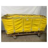 Extra Large Bulk Laundry Hamper Basket Truck - Reinforced Frame, Spacious Storage, Increases Your Productivity - Good Condition!