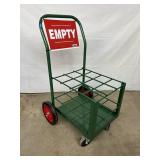 Anthony 6124 Cylinder Cart with Solid Rubber Wheels and Handle - Better Controls, Ease of Maneuverability, Heavy-Duty Frame - Great Condition!