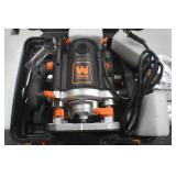 WEN RT6033 15-Amp Variable Speed Plunge Woodworking Router Kit with Carrying Case and Edge Guide
