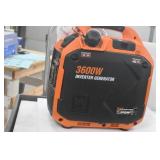 WEN DF360iX Quiet and Lightweight 3600-Watt Dual Fuel RV-Ready Portable Inverter Generator with Fuel Shut Off and CO Watchdog