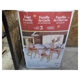 Set of 3 Deer Family with LED Light...