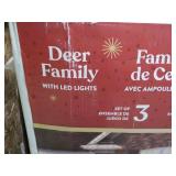 Set of 3 Deer Family with LED Light...