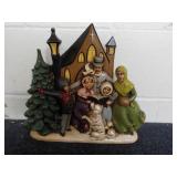 Vintage Ceramic Holiay Scene 13 x 1...