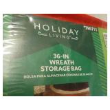 2 Holiday Living 36" Wreath Storage...