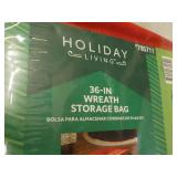 2 Holiday Living 36" Wreath Storage...