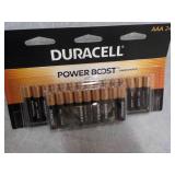 24 Duracell Power Boost AAA Batteri...