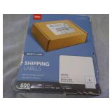 600 Office Depot White  3 1/3 x 4" ...