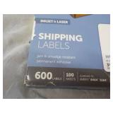 600 Office Depot White  3 1/3 x 4" ...