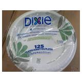 Dixie 125 Paper Plates 8 1/2" Diame...