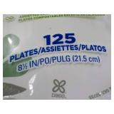 Dixie 125 Paper Plates 8 1/2" Diame...