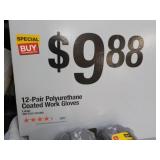 2 packs 12 Gloves each Firm Grip si...