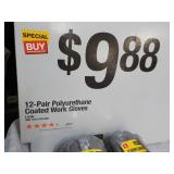 2 packs 12 Gloves each Firm Grip si...