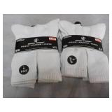12 pair Wear Proof White Athletic S...