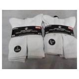 12 pair Wear Proof White Athletic S...