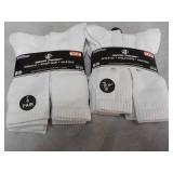 12 pair Wear Proof White Athletic S...