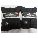 12 pair Wear Proof Black Athletic S...