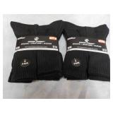 12 pair Wear Proof Black Athletic S...