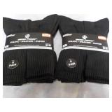12 pair Wear Proof Black Athletic S...