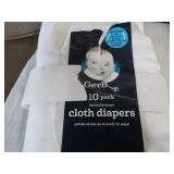 10 pack Gerber Cloth Diapers...