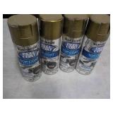 4 cans RustOLeum Peel Coat Top Coat...