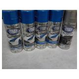 5 cans Rustoleum Peel Coat Matte Br...