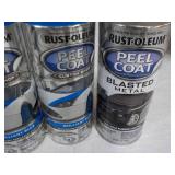 5 cans Rustoleum Peel Coat Matte Br...