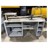 Stainless Counter with Register Stand