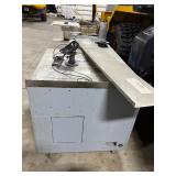 Stainless Counter with Register Stand
