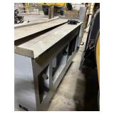 Stainless Counter with Register Stand