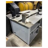 Stainless Counter with Register Stand