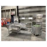 Hobart Dishwasher with Counters, Sink, Sprayer