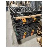 14 plastic pallets