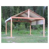 14′ x 48′ 5 oz. Black PE Tarp w/ Advertisement – Reused Billboard – 5 mil Lightweight Duty - A Grade