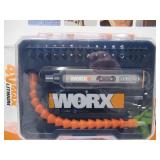 NEW Worx 4V 3-Speed Cordless Screwdriver with 36 Piece Accessory Kit and Case