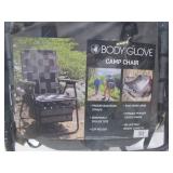 NEW Body Glove Camp Chair - Black/Gray