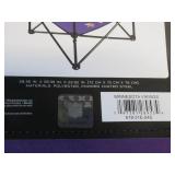 NEW Logo Brands NFL 27.6" XL Round Tailgate Table with Bottom Shelf - Minnesota Vikings